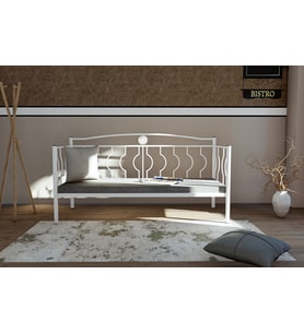 ELİPS MİNDERLİ SOFA SEDİR BEYAZ