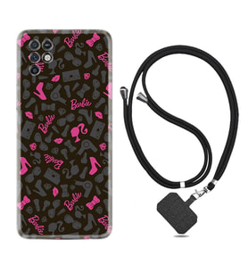 INFINIX Note 11 Pro Note 10 Hot 9 Play Kılıf Boyun Askılı Silikon Barbie and Shoes 1413