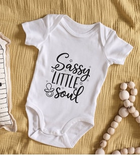 BK Kids Sassy Little Soul Tasarımlı Bebek Body Zıbın - Model 1