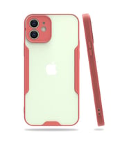 İphone 12 Kılıf Platin Silikon - Pembe