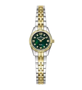 ROCHE MONTRE RML5018-03 SWISS MADE SAFİR CAM YEŞİL KADRAN ALTIN KAPLAMA KADIN KOL SAATİ