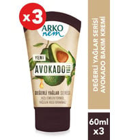 3 Adet Arko Nem Avakado Yağı Krem 60 Ml Değerli Yağlar Serisi