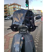 MOTOCAM Arora Cappucino PRO 50 Ön Cam 2026-2027 Model 38cm Siyah Renkli 4mm APARATSIZ