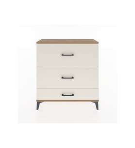 Arges Şifonyer 3 Çekmeceli 88x30x96 Çam-Aytaşı