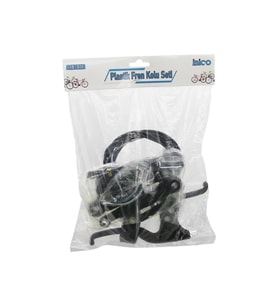 PLASTİK BİSİKLET FREN TAKIMI SET 2PCS FREN KOLU - 1PCS FREN TELİ - 4PCS FREN MEKANİZMA - PABUÇ (5343)