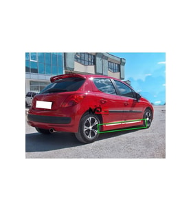 Peugeot 207 Marşpiyel Sağ Sol Takım Fiberglass