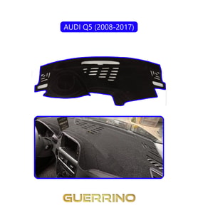 AUDİ Q5 2008-2017TORPİDO KORUMA HALISI MAVİ KENAR