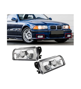 bmw e36 sedan 1991.1999 sağ sol beyaz cam sis farı