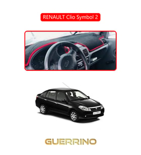 RENAULT Clio Symbol 2TORPİDO KORUMA HALISI KIRMIZI KENAR