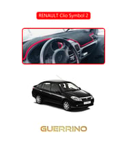 RENAULT Clio Symbol 2TORPİDO KORUMA HALISI KIRMIZI KENAR