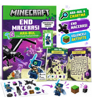 Minecraft End Macerası Ara-Bul Çıkartmalı Faaliyet Kitabı