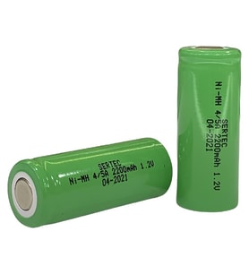 1.2V 2000 Mah - 4/5A - Ni-MH Şarjlı Pil - (Başsız / Flat Head)