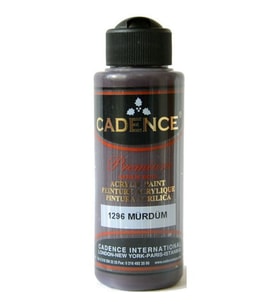 Cadence Premium Akrilik Boya 120 ml. 1296 Mürdüm 