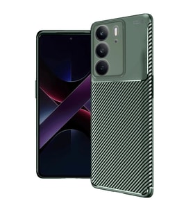 Realme C75 4g Auto Focus Karbon Kapak - Koyu Yeşil