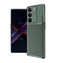 Realme C75 4g Auto Focus Karbon Kapak - Koyu Yeşil