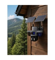 Güneş Enerjili Arıcı Kamerası 4G SIM Kartlı 9MP 3 Lens Yayla Güvenlik Kamerası 2 Yıl Garantili