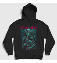 Presmono Unisex Siyah Kingdom Chimaria Kapüşonlu Sweatshirt 549297tt