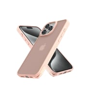 Apple iPhone 14 Pro Max Kılıf Elegant Kapak - Pudra