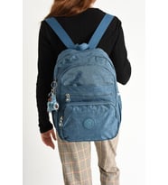 Ultra Hafif Orta Boy Sırt Çantası  Çok Cepli Unisex Mavi (Model: 571-4B)