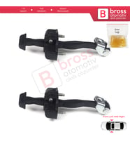 Ford Focus MK3 C346 2010-2019 BM51A23500AA 1714637 İçin 2 Adet Ön Sağ ve Sol Kapı Gergi Yayı