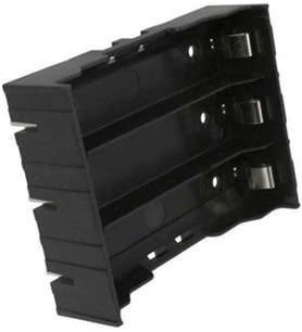 18650 Lityum-İyon Piller İçin Üçlü Pil Yuvası - Pcb Tip