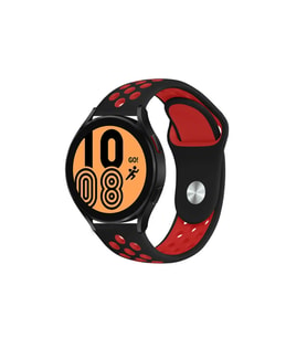 Samsung Gear S2 (20mm) Uyumlu Kordon Silikon Esnek Yumuşak Delikli Spor KRD-02 Kayış