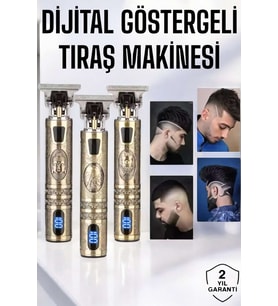 Tıraş Makinesi Çizik Tıraş Paslanmaz Çelik Uzun Ömürlü Şarjlı