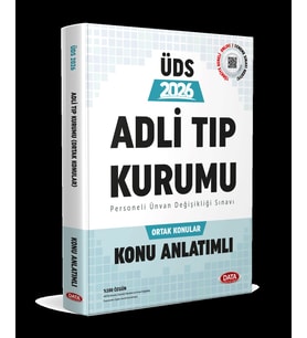 2026 ÜDS Adli Tıp Kurumu Ortak Konular Konu Anlatımlı Data Yayınları