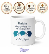 Dünya Halkla İlişkiler Günü Hediye Kupa İletişim Uzmanlarına Özel Tasarım Bardak