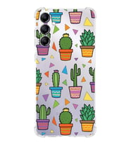 PrintiFy Samsung Galaxy A24 Uyumlu Water Color 4 Baskılı Şeffaf Köşe Korumalı Antişok Kılıf