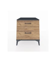 Kronos Komodin 2 Çekmeceli 60x59x64 Antrasit-Çam