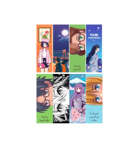 Anime 8'li Ayraç Seti- Anime  Hediyelik Kitap Ayracı 8 adet!