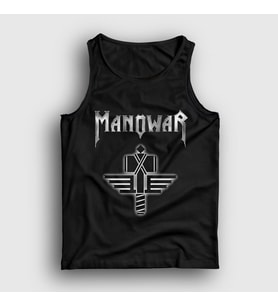 Presmono Unisex Siyah Hammer Logo Manowar Atlet 63707tt