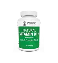 DR.BERG Natural Vitamin B1+ Allithiamine with B Complex Blend – 60 Capsules