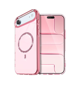 Iphone 17 Air Live Diamond Magsafe Kapak - Pembe