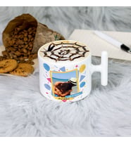 Doğum Günü Hediyesi Fotoğraflı Latte Fincanı