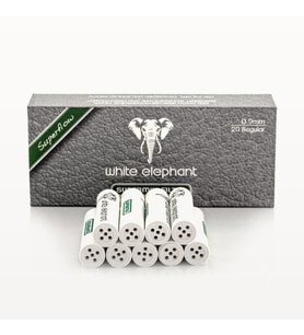 White Elephant 20 li 9 mm.Lületaşı Pipo Filtre Filitresi kb65-20