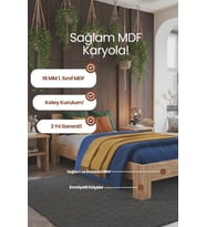 Letto Tek Kişilik MDF Karyola