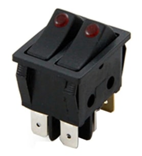 LOCKWAY IC-102  İkili  Nokta Işıklı Anahtar 10 Adet