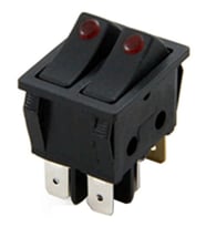 LOCKWAY IC-102  İkili  Nokta Işıklı Anahtar 10 Adet