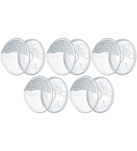 Mycey Ultra Yumuşak Göğüs Kalkanı Seti (5 Li Set) (Şeffaf)
