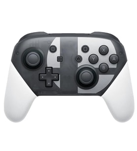 Nintendo Switch Pro Controller Super Smash Bros Ultimate Edition PC Uyumlu (Siyah - Beyaz)