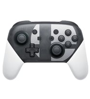 Nintendo Switch Pro Controller Super Smash Bros Ultimate Edition PC Uyumlu (Siyah - Beyaz)