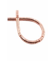 Hematit Doğal Taş Parlak Roz Daire Kesim 6x2mm Dizi [AA]