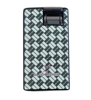 Black Martin Tek Torch Pürmüz Karbon Desenli Yeşil Puro Çakmağı - TR9296