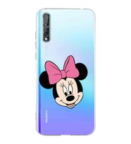 Huawei P Smart s  Kamera korumalı Kapak Minnie Mouse Tasarımlı  Şeffaf Kılıf
