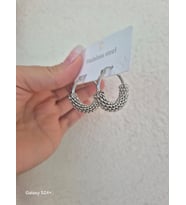 HALKA ÇELİK KÜPE MODELLERİ TARZ VE ŞIK (Platin - Gümüş)