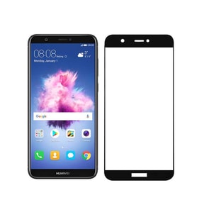 Huawei P Smart Davin 5D Cam Ekran Koruyucu (Siyah)