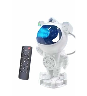 Gece Lambası Astronot Bluetooth Hoparlörlü Galaksi Işık Projektörü
