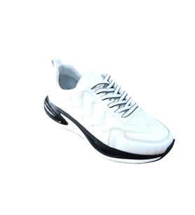 Luiz Paulo 2018 Erkek Deri Günlük Sneaker Ayakkabı (Beyaz)